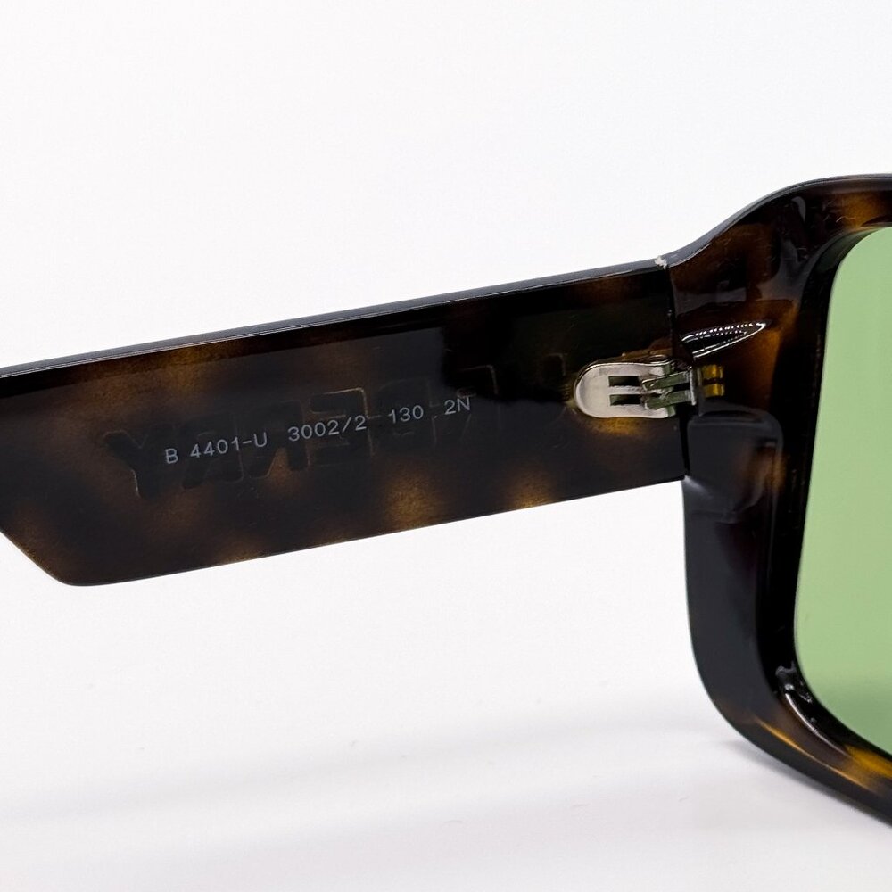 NEW BURBERRY BE4401U	3002/2 DARK HAVANA/GREEN MEN SUNGLASSES BURBERRY - Picture 9 of 11